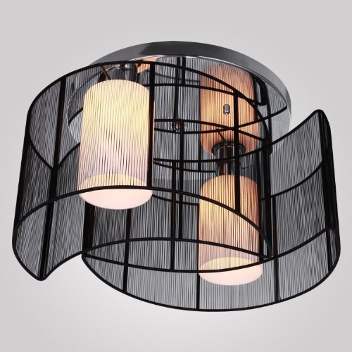 ALFRED® Deckenleuchte modernes Design Schlafzimmer 2 Leuchten schwarz, Mini Style Kronleuchter Moderne Leuchte Decke für Flur, Esszimmer, Wohnzimmer