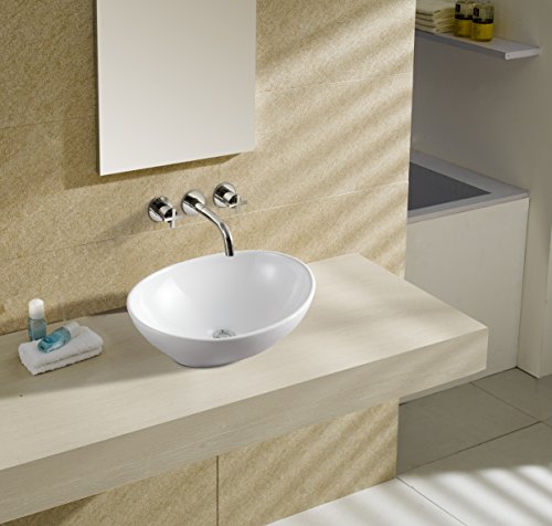 Art-of-Baan® - Design Waschbecken, Waschschale 400*340*145mm weiß, mit Lotus Effekt (5060NEU)