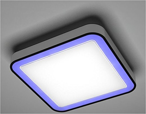 LED RGB Deckenleuchte dimmbar Fernbedieung Desginleuchte Wohnzimmer Lampe