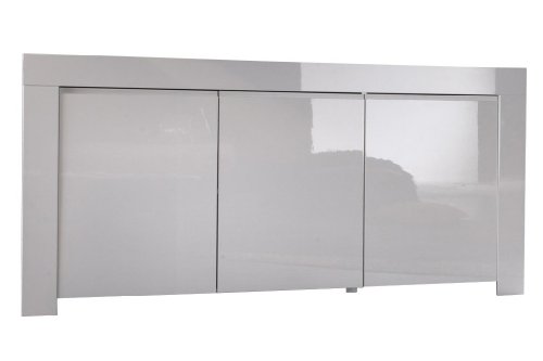 Sideboard Amalfi 3 Türen, 160 x 84 x 50 cm, weiß hochglanz