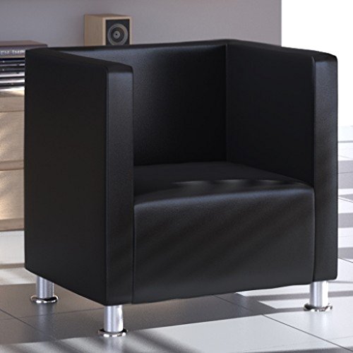 vidaXL Lounge Sessel Clubsessel Cocktail Stuhl Relax Couch schwarz