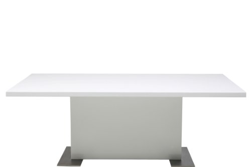 AC Design Furniture H000012580 Couchtisch Jonas, ca. 115 x 42 x 65 cm, weiß hochglanz