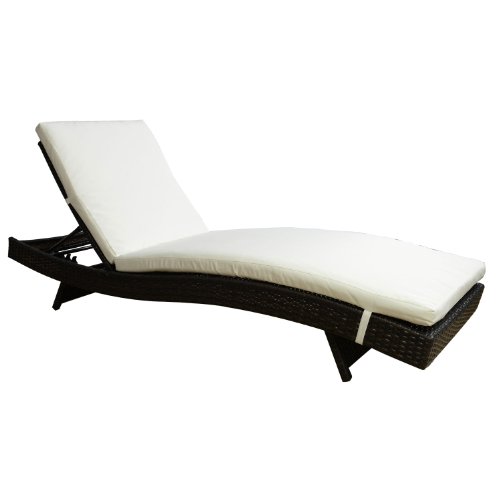 Outsunny® Polyrattan Gartenliege Sonnenliege Rattanliege ...