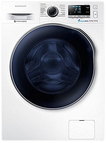 Samsung WD80J6400AWEG Waschtrockner / 8kg Waschen / 1088 kWh / SchaumAktiv Technologie / weiß