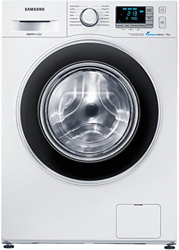 Samsung WF80F5EB Waschmaschine (A+++, Frontlader, 1400 UpM, 8 kg, Smart Check Mengensensor, Digitaler Inverter Motor) weiß