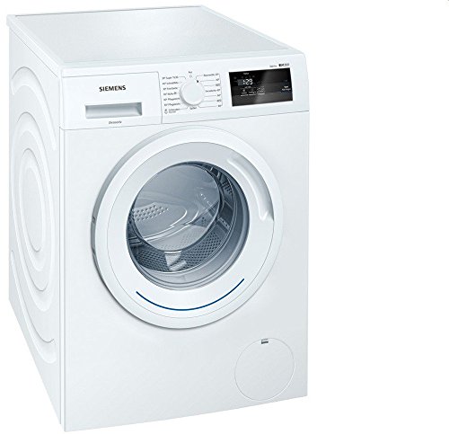 Siemens WM14N060 Waschmaschine FL / A+++ / 137 kWh/Jahr / 1400 UpM / 6 kg / Großes Display mit Endezeitvorwahl / weiß