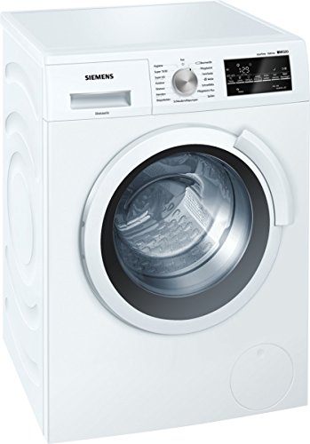 Siemens WS12T440 Waschmaschine FL / A+++ / 119 kWh/Jahr / 1175 UpM / 6,5 kg / 8800 l/Jahr / VarioSoft Trommelsystem /WaterPerfect / weiß