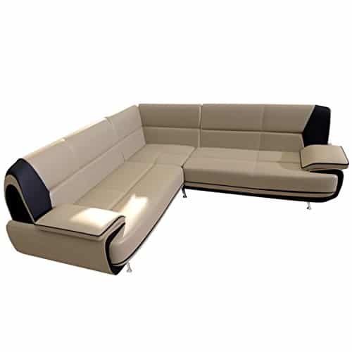 Design Ecksofa Palermo Maxi, Couchgarnitur, freistehendes Polsterecke Sofa, große Farbauswahl, Wohnlandschaft Couch