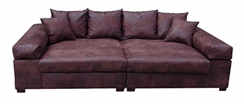 Big Sofa Couch Garnitur XXL Megasofa Riesensofa Wohnlandschaft Ultrasofa braun