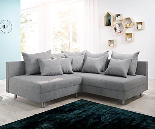 Couch Clovis modular - Ecksofa, Sofa, Wohnlandschaft & Modulsofa (Grau, Ecksofa Rechts)