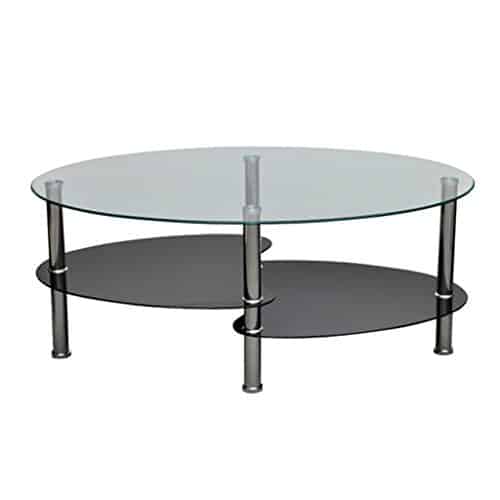 vidaXL Couchtisch Beistelltisch Tisch Wohnzimmertisch Glastisch 3 Platte 290539