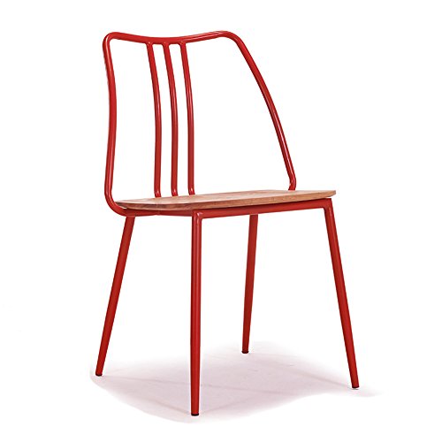 XIAOLIN- Modernes minimalistisches Stuhl-festes Holz-Retro- Eisen, das Stuhl-Stuhl-hintere Café-Tabellen und Stühle speist