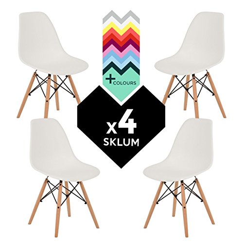 Stuhl IMS Weiss (4xStühlen) (mehr Farben) SKLUM