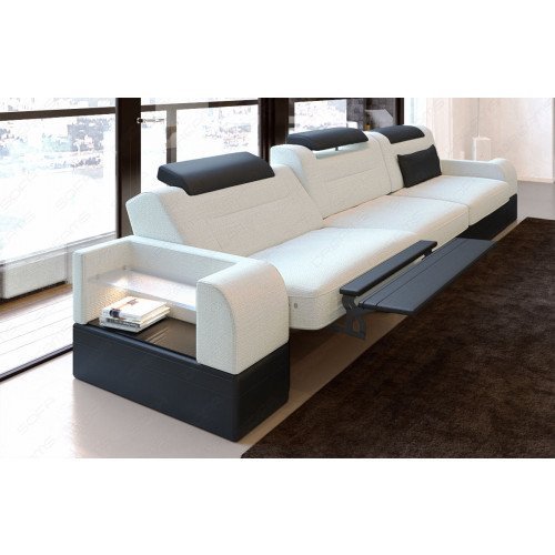 Sofa Dreams Dreisitzer Polstersofa Parma mit Relaxfunktion und LED Beleuchtung