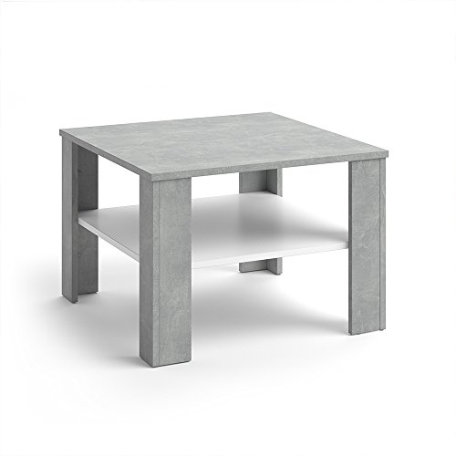 VICCO Couchtisch HOMER 60x60 - Wohnzimmer Sofatisch Kaffeetisch 3 Farbvarianten +++ Beistelltisch - mit Ablagefach - Top Design +++ (beton weiß) VICCO Couchtisch HOMER 60x60 - Wohnzimmer Sofatisch Kaffeetisch 3 Farbvarianten +++ Beistelltisch - mit Ablagefach - Top Design +++ (beton weiß)